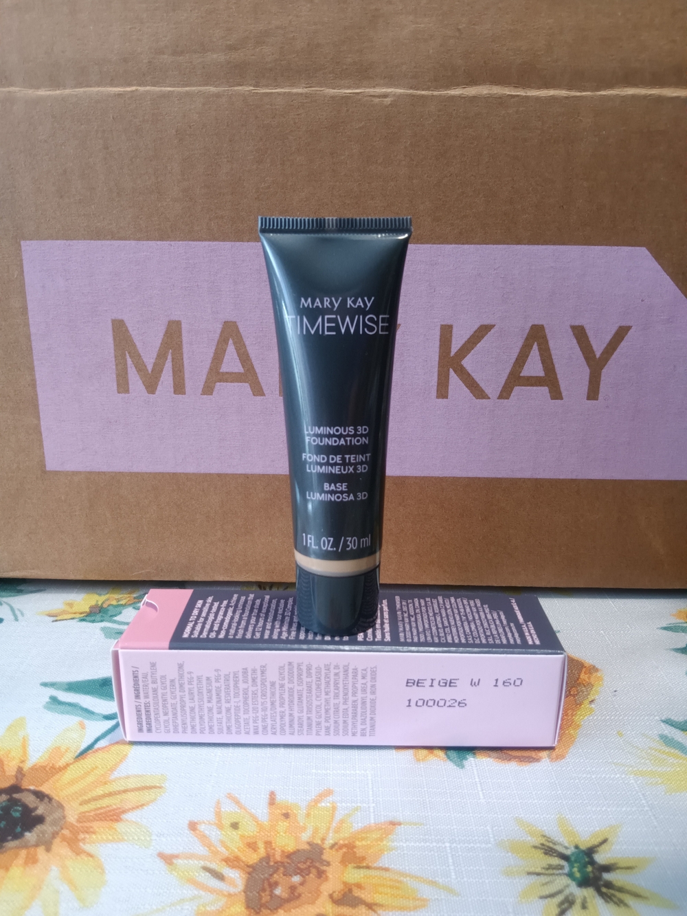 Mary Kay Timewise Luminous 3D Foundation - Beige W 160